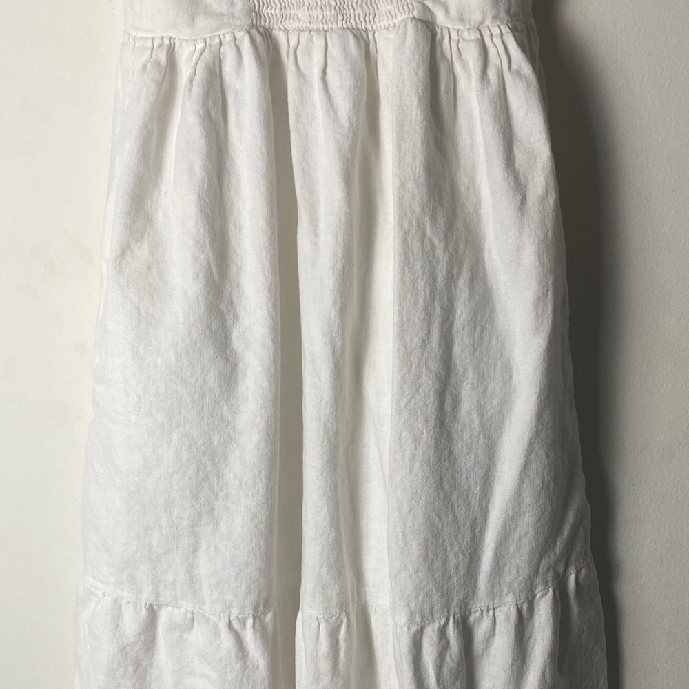 Urban Outfitters White Button-Down Midi Dress - Picture 7 of 8